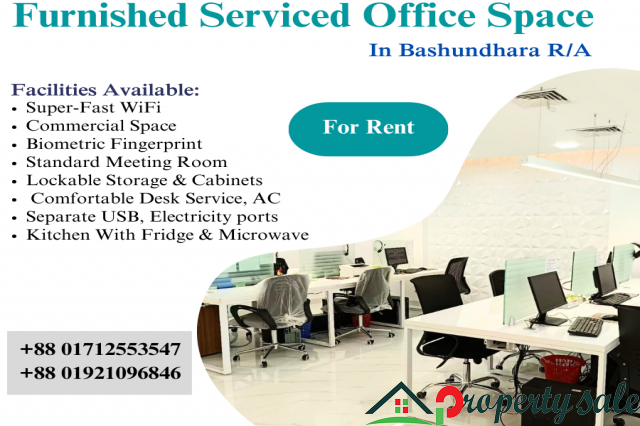 Ready-to-WorkServiced Office Spaces for Rent  In Bashundhara R/A