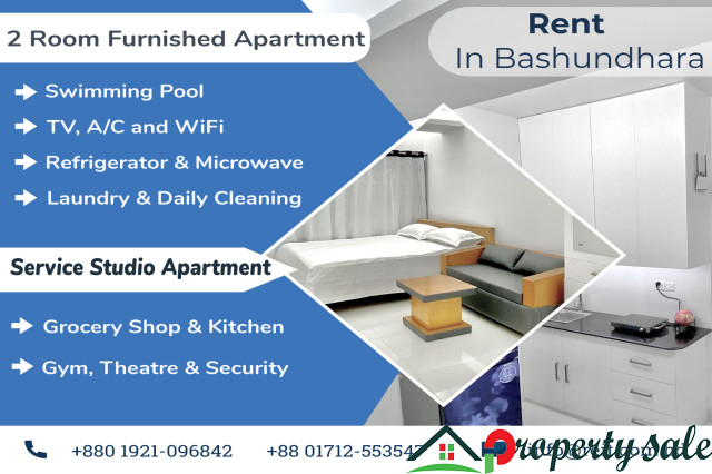 Serviced Flat Available In Bashundhara For Short-term Rental