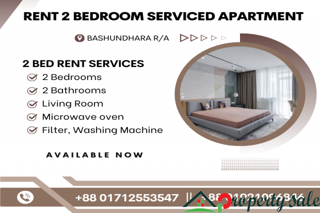 RENT Furnished 2BHK Flats In Bashundhara R/A