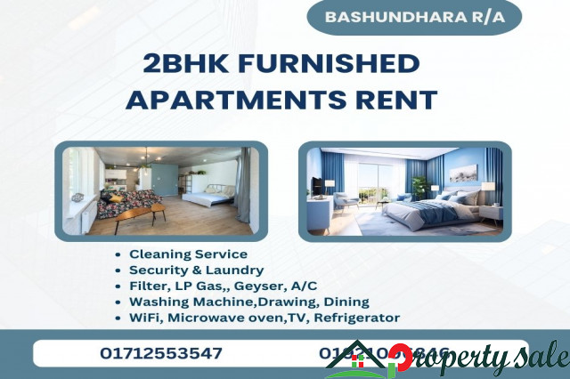 Fully Furnished Two-Bedroom Apartment For Rent In Bashundhara R/A