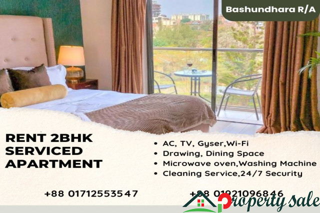 Rent A Furnished Two-Bedroom Apartment In Bashundhara R/A