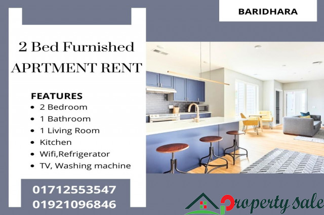 Luxurious 2-Bedroom Serviced Apartment In Baridhara For Rent