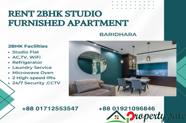 The Best Furnished 2BHK Studio Apartment In Bashundhara