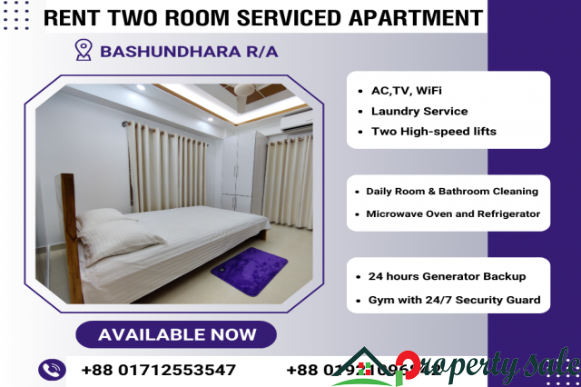 Luxurious Furnished Flat Rent In Bashundhara R/A