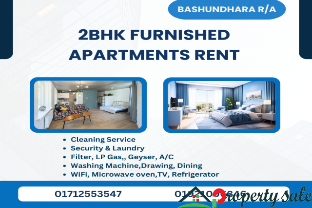 2BHK Furnished Serviced Apartments Rent In Bashundhara R/A.