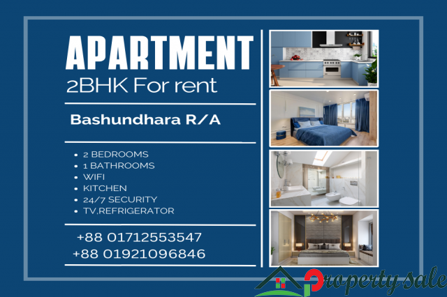 Renting 2-Bedroom Furnished Flat In Bashundhara R/A