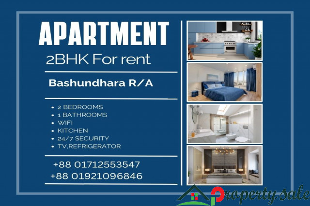 Furnished 2Bedroom -Serviced Apartment RENT in Bashundhara R/A.