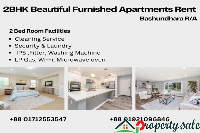 Rent A Cozy Fully Furnished Two Bedroom Apartments In Bashundhara R/A