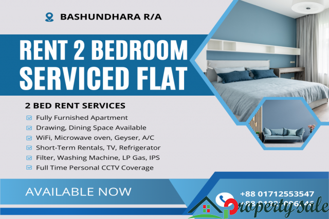 Rent A Cozy Fully Furnished Two-Room Apartment In Bashundhara R/A