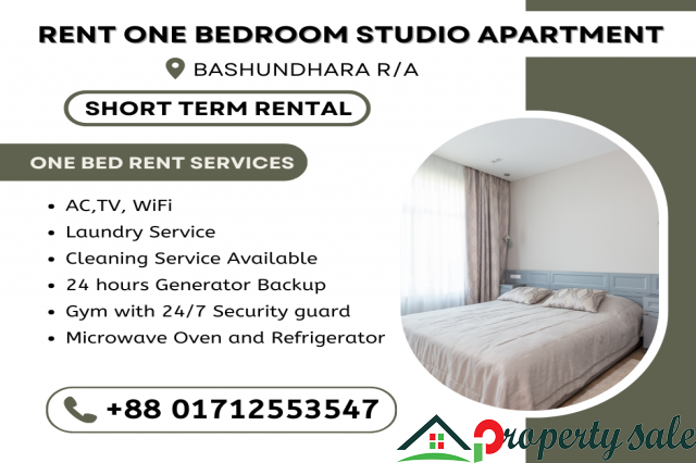 Luxurious One Bed Room Apartments For A Premium Experience In Bashundhara R/A.