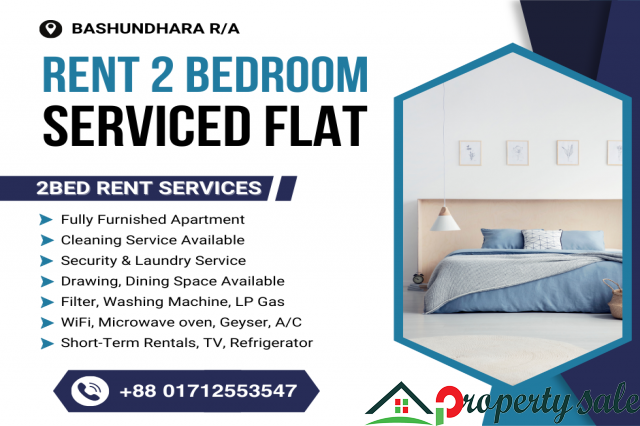 RENT Decorated 2 Bed Room Flats In Bashundhara R/A