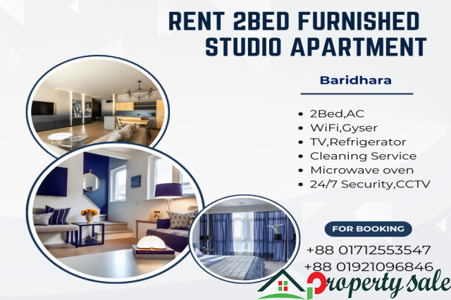 Furnished and Serviced Two-Bedroom Studio Apartment RENT