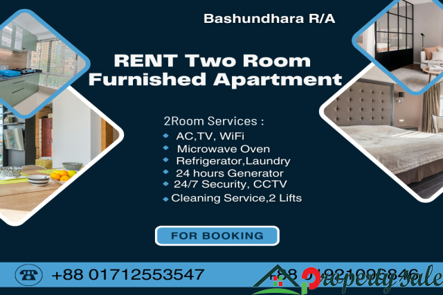 Bashundhara R/A Furnished, Serviced Studio Apartment Rentals