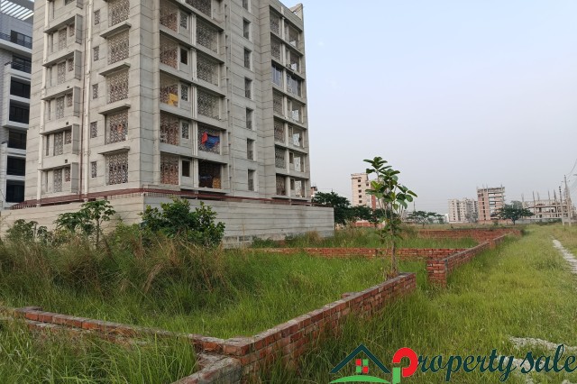 বসুন্ধরা এন-ব্লকে ৩ কাঠা প্লট বিক্রয়।