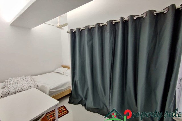 Comfort Furnished 2-Room Studio Apt Rent in Bashundhara R/A