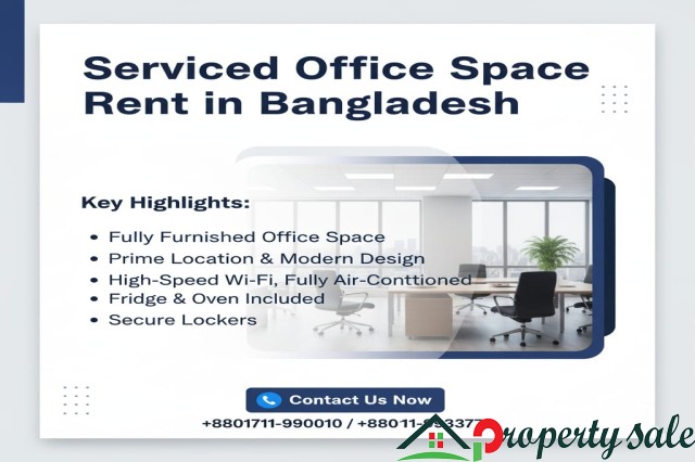 Premium Furnished Office Space Rent in Bashundhara R/A, Dhaka