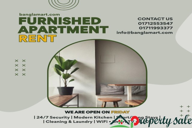 F Furnished 2 Bedroom Apartment Rent in Bashundhara R/A, Dhaka